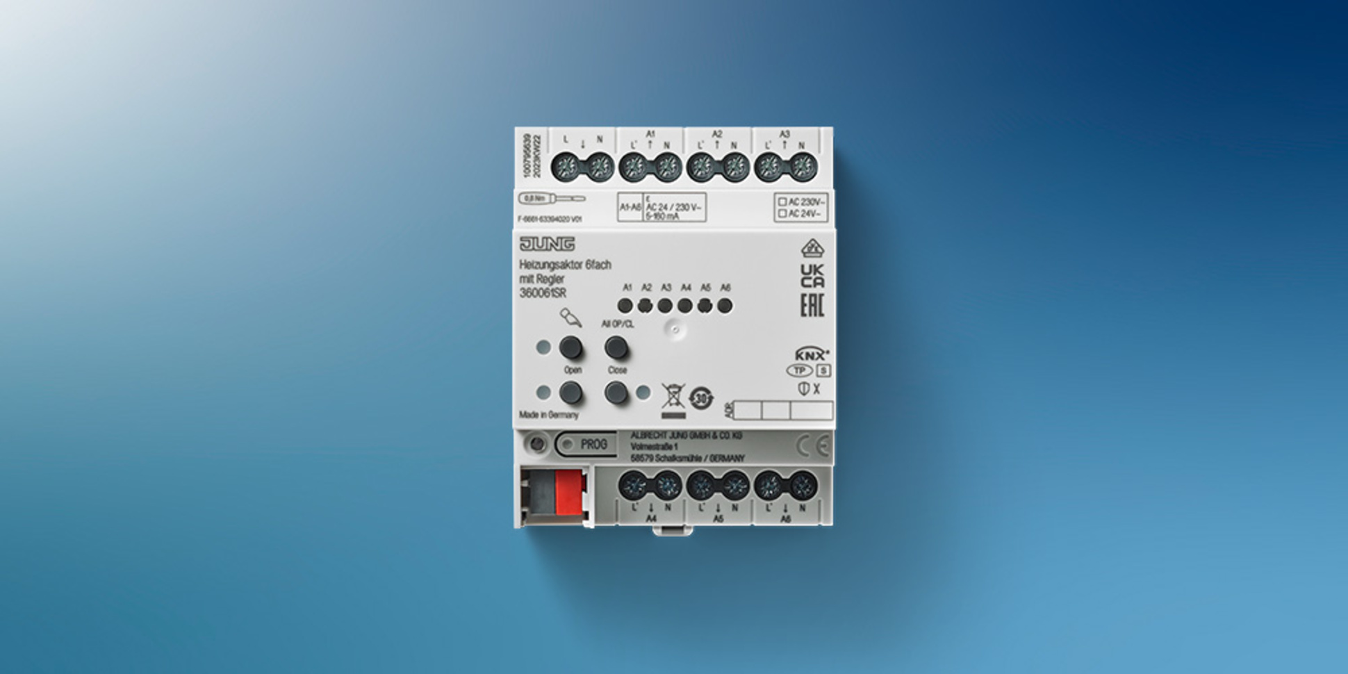 KNX Heizungsaktor 6-fach bei EKS Elektro-, Kommunikations-und Sicherheitstechnik Rieth GmbH in Oberhosenbach